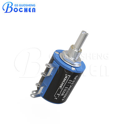 16mm-Welle 5 Drehungen 100k Multi-Turn Potentiometer hohe Genauigkeit 1W WXD3-12