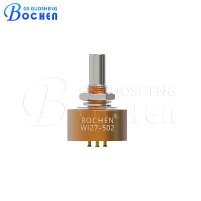Einzelturn-leitendes Kunststoffpotentiometer WI27-502 1w 5k Ohm 7/8